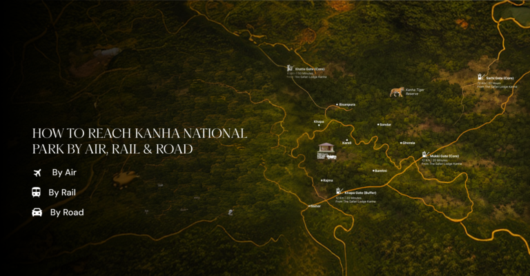 How to Reach Kanha National Park by Air, Rail and Road